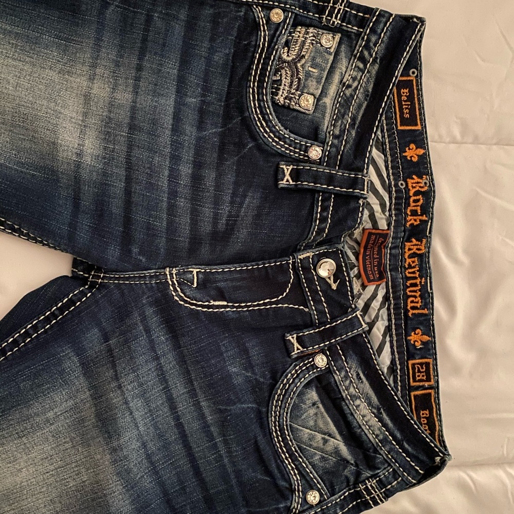 New Rock Revival Beliss Bootcut Size 28 Jeans